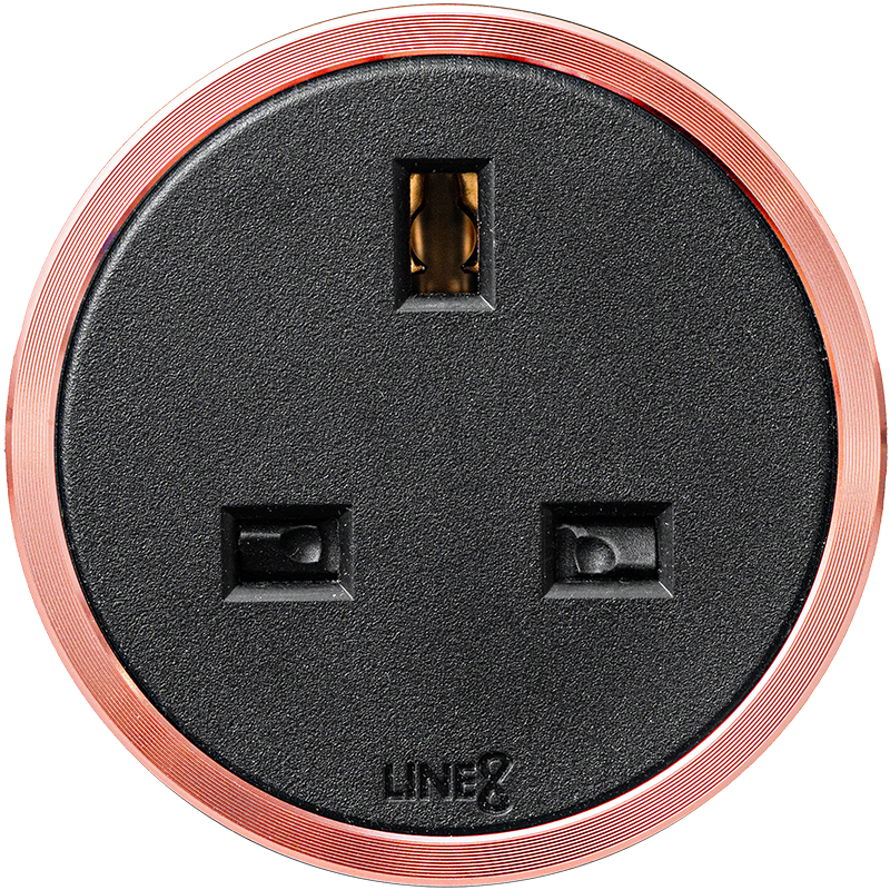 Line8 power track in Rose Gold finish