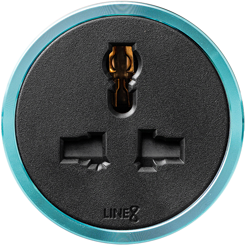 Line8 MLT-1 Premium Series adaptor in black body with Protoss Blue ring