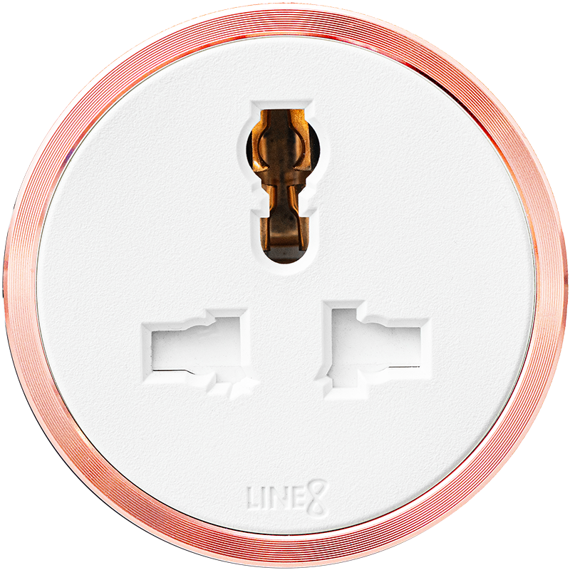 Line8 power track in Rose Gold finish