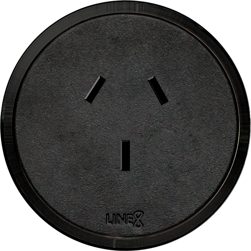 Line8 56 au 1 black black — modular power track system
