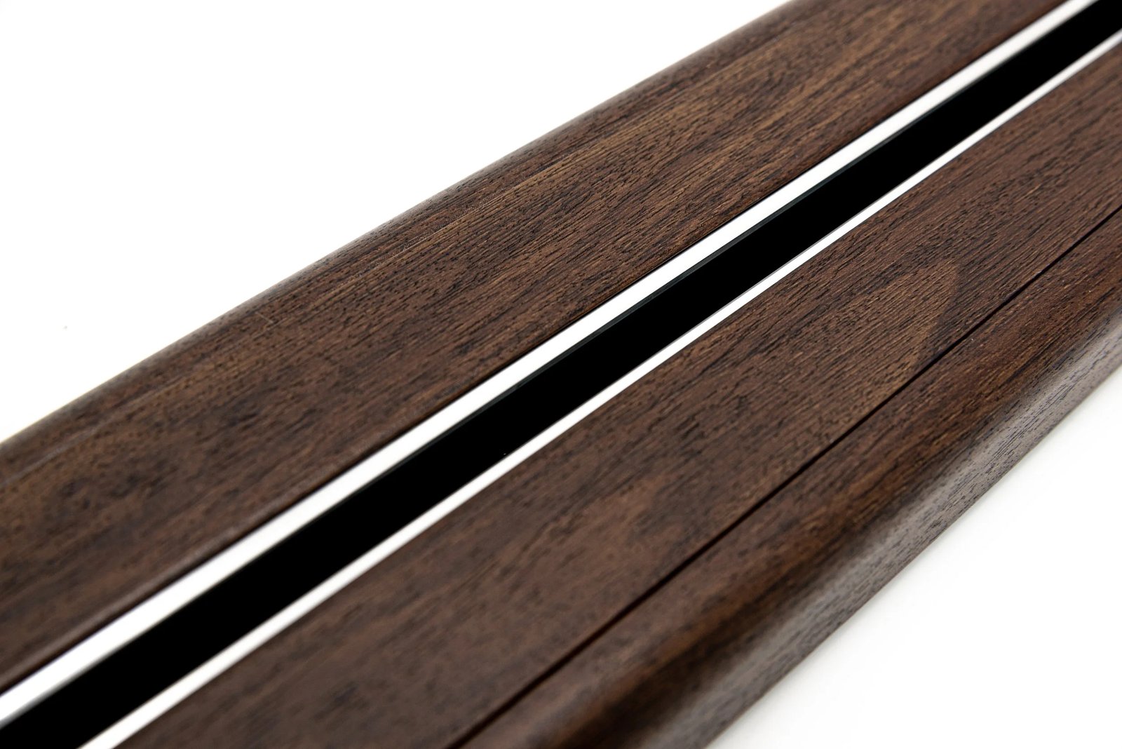 Line8 Model SL track in Burmese Teak above a workbench
