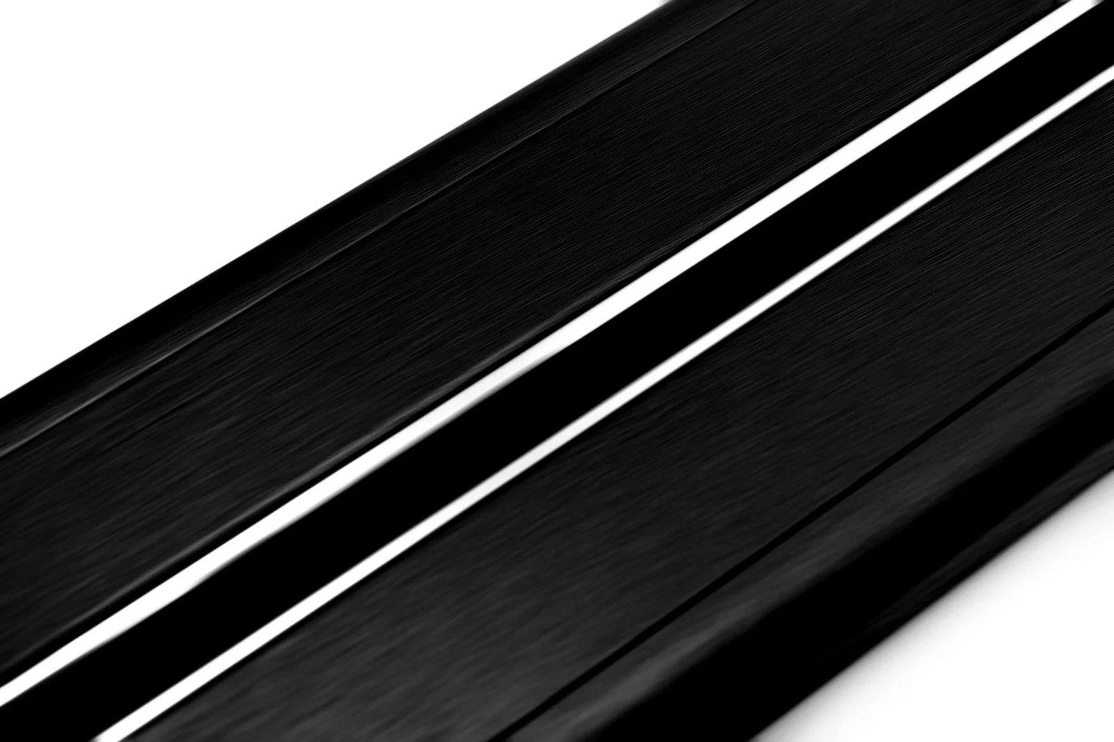 Line8 Model SL track in Black Hairline on a white background