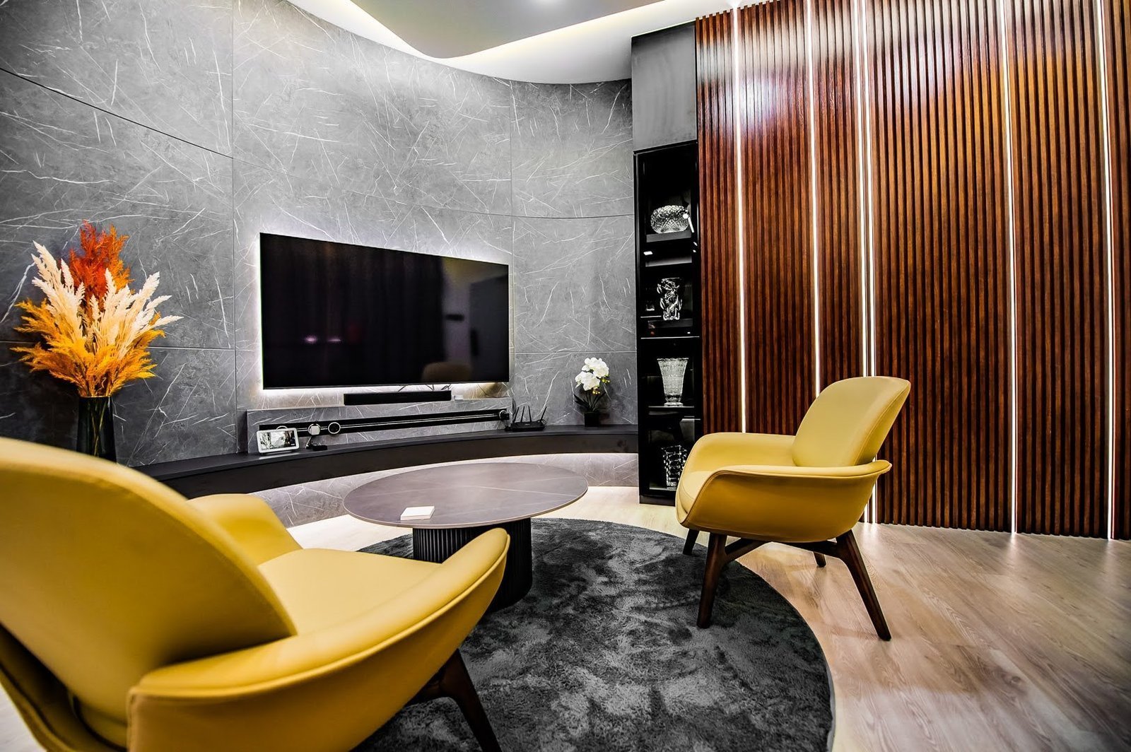 Line8 experience — premium power tracks in a Singapore interior