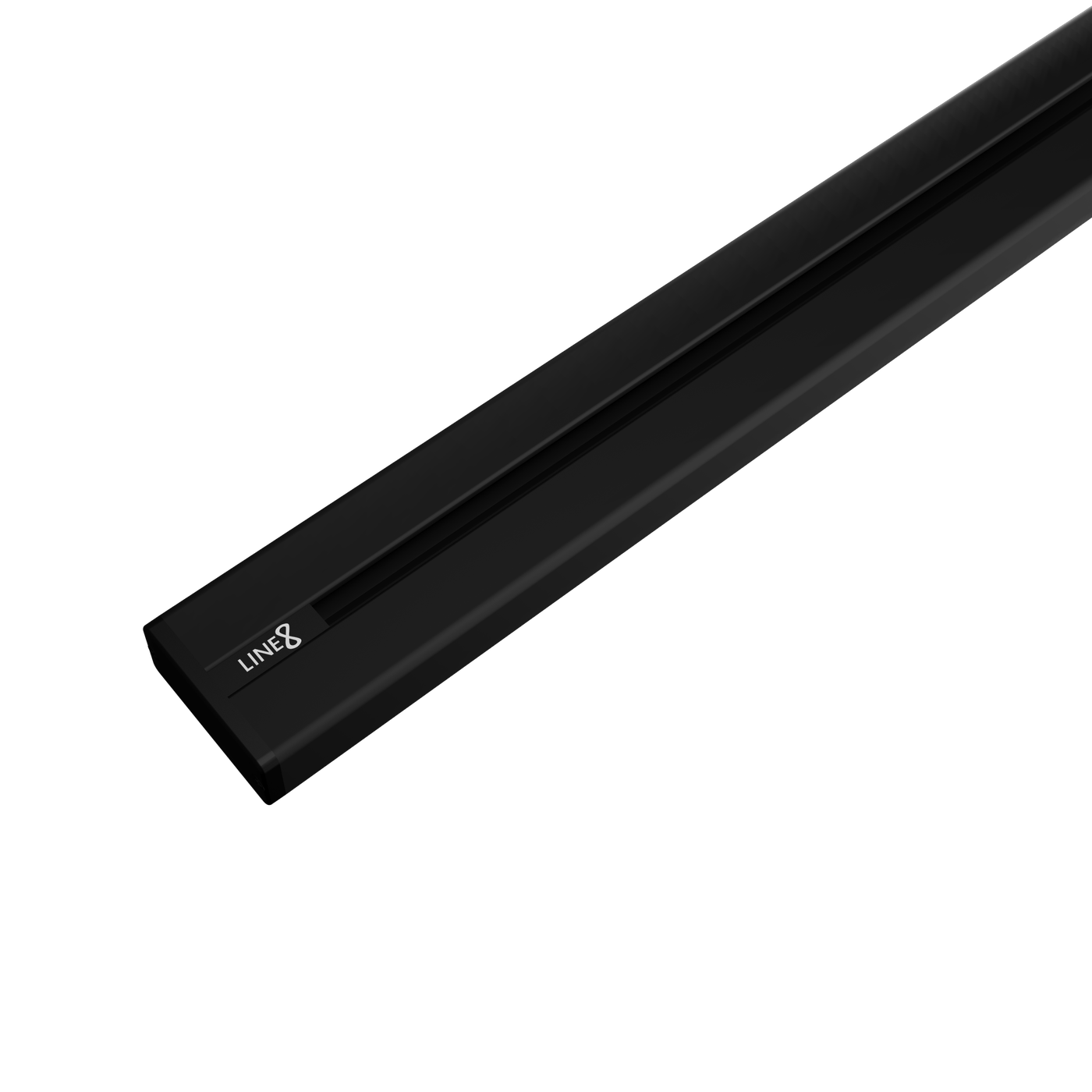 Line8 Zen Track monocore power track, Satin Black anodised finish
