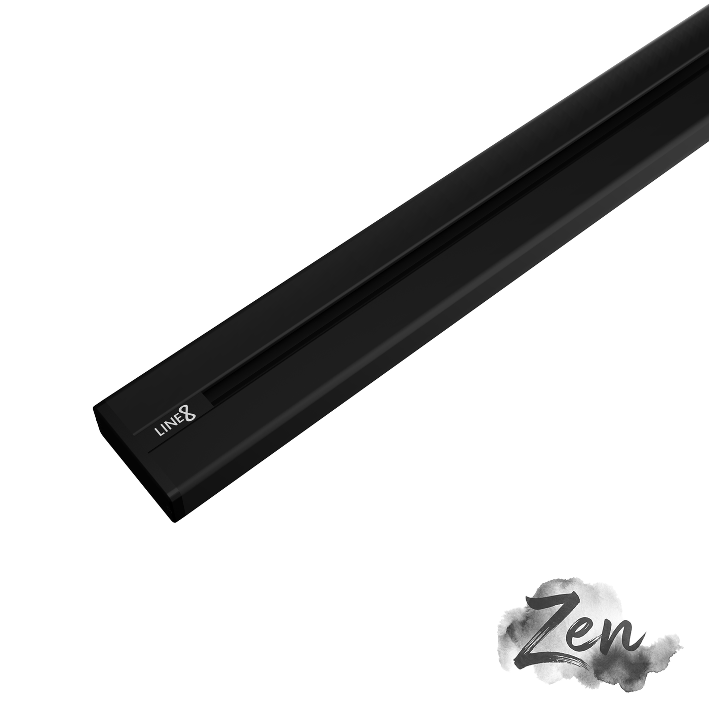 Line8 Zen Track monocore power track, Satin Black anodised finish